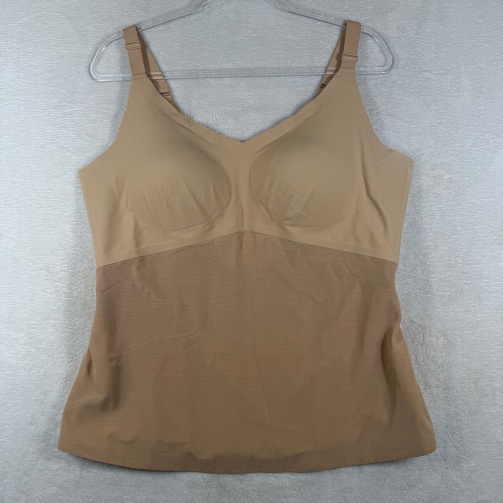 Honeylove LiftWear Cami Sand Tan Shapewear Camisole 2X LWCM0102